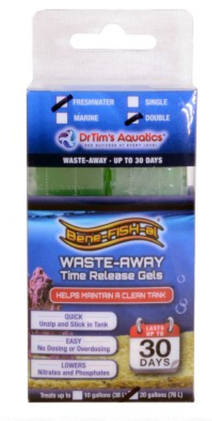 DrTim's Aquatics Waste-Away Gels for Freshwater Aquaria - Fresh N Marine