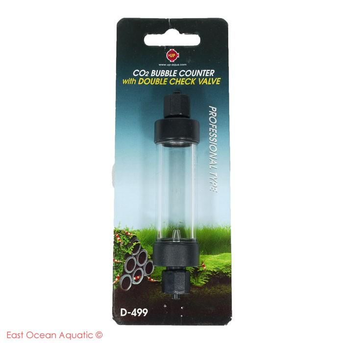 UP Aqua Bubble Counter with Check Valve (inline)  D-499 - Fresh N Marine